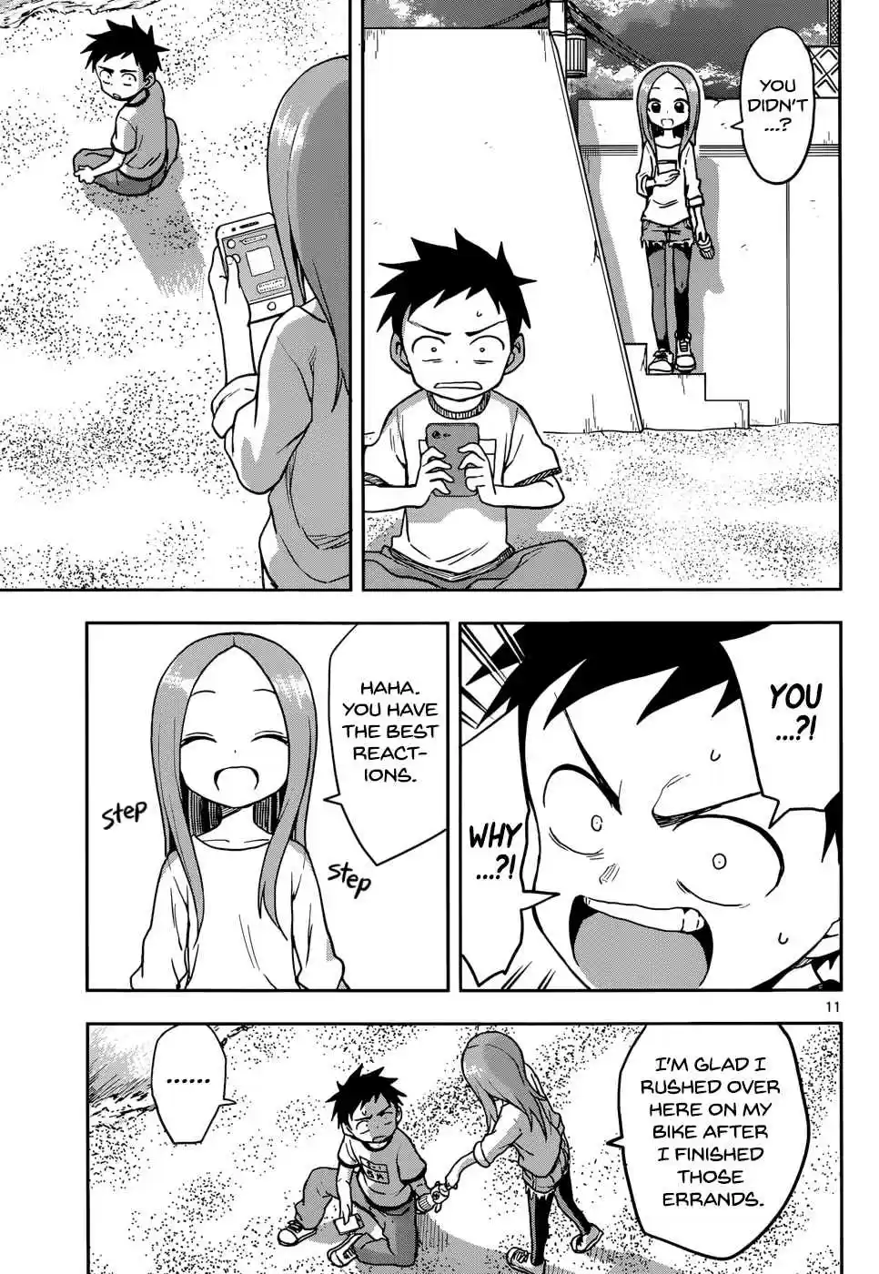 Karakai Jouzu no Takagi san Ch. 115 Sunset