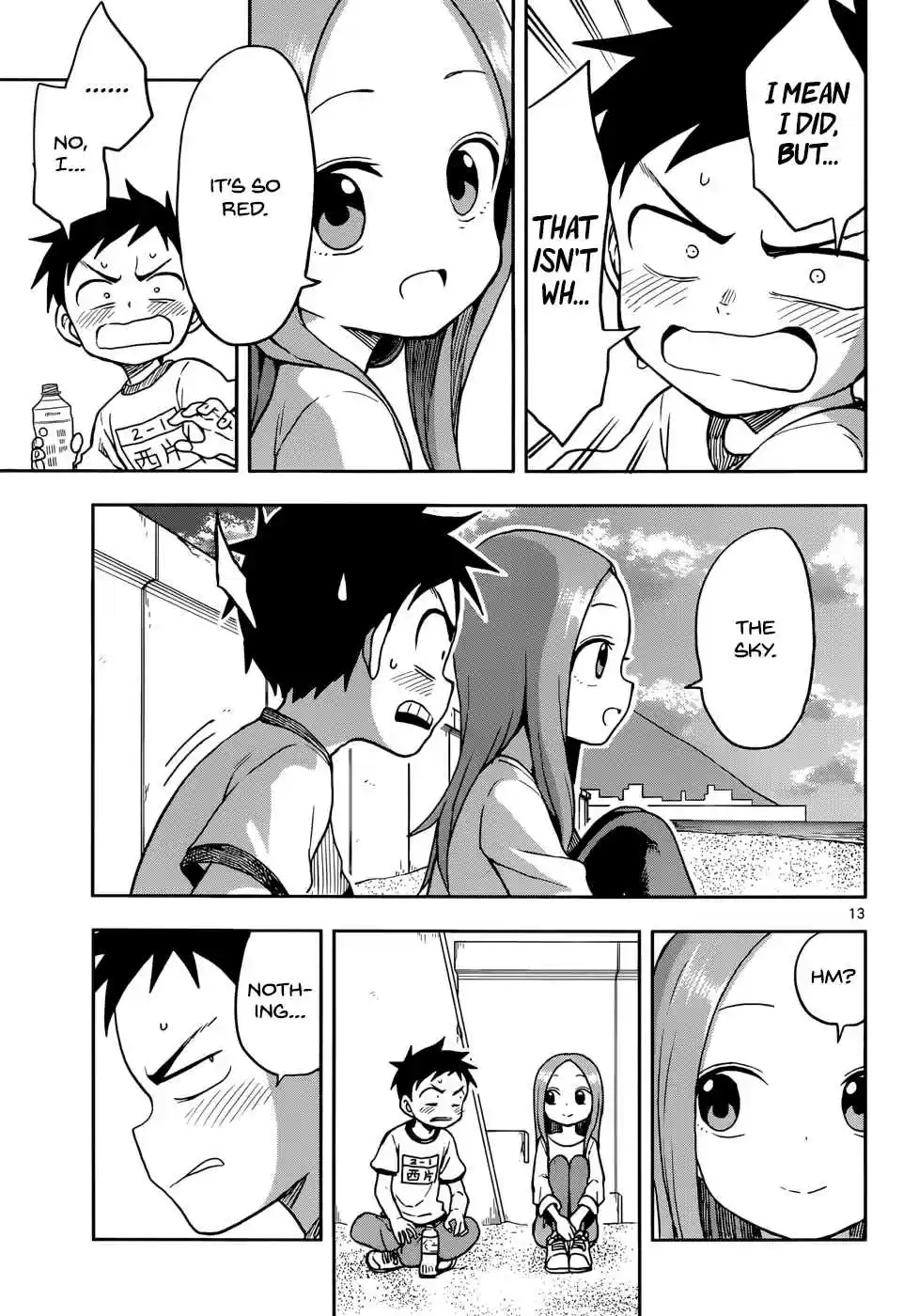 Karakai Jouzu no Takagi san Ch. 115 Sunset