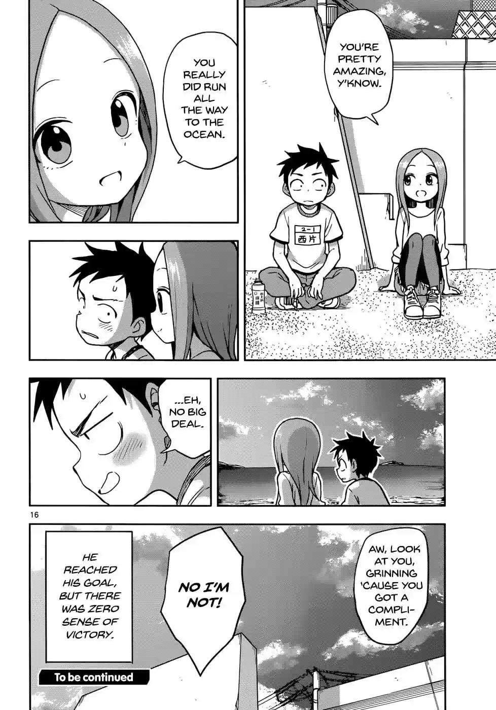 Karakai Jouzu no Takagi san Ch. 115 Sunset