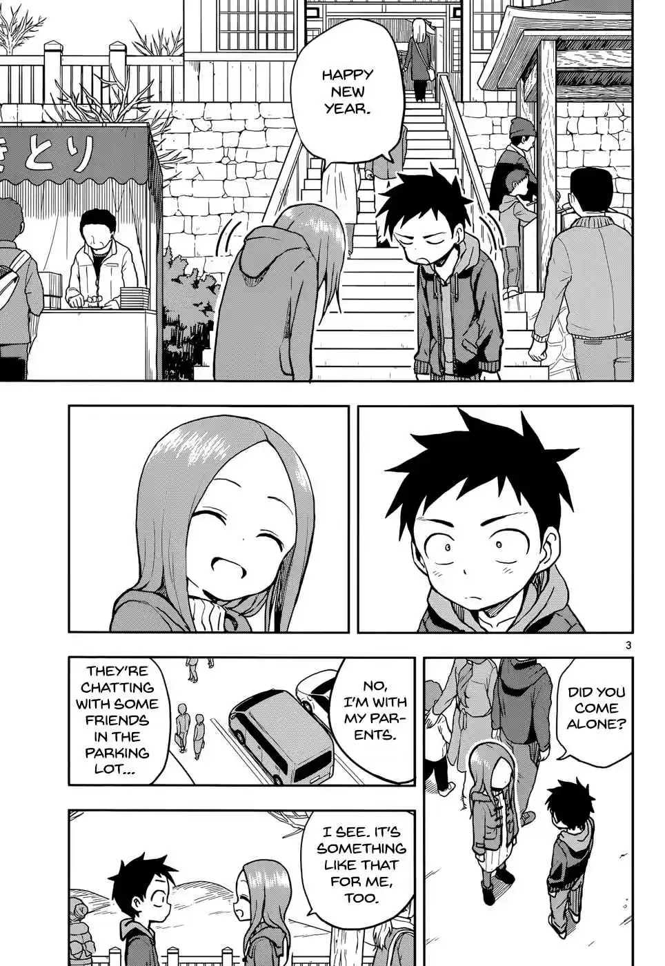Karakai Jouzu no Takagi san Ch. 116 Hatsumode