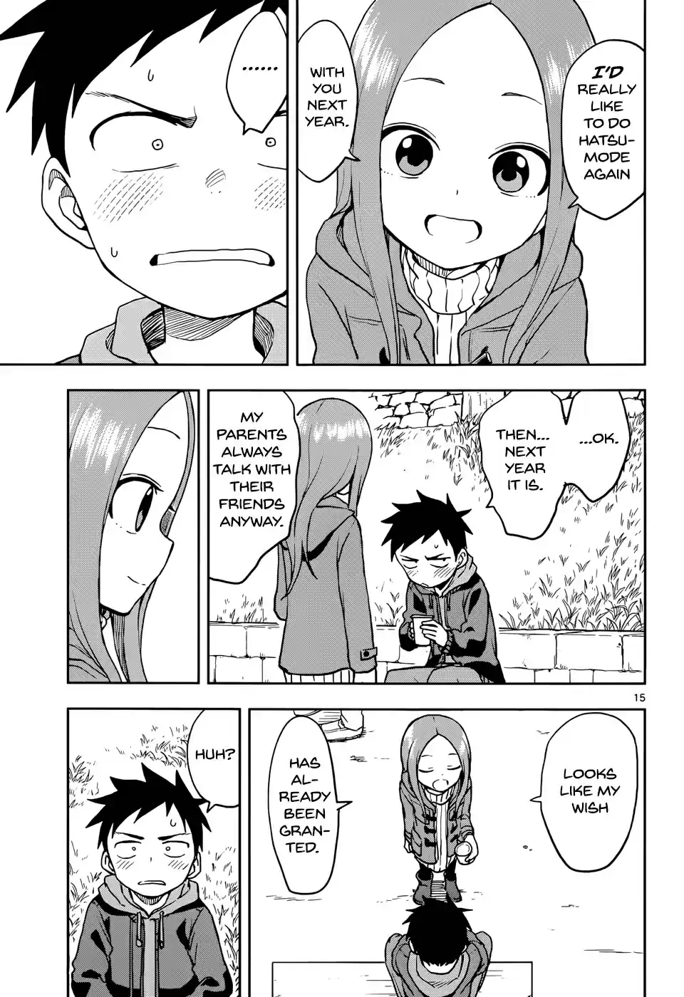 Karakai Jouzu no Takagi san Ch. 116 Hatsumode