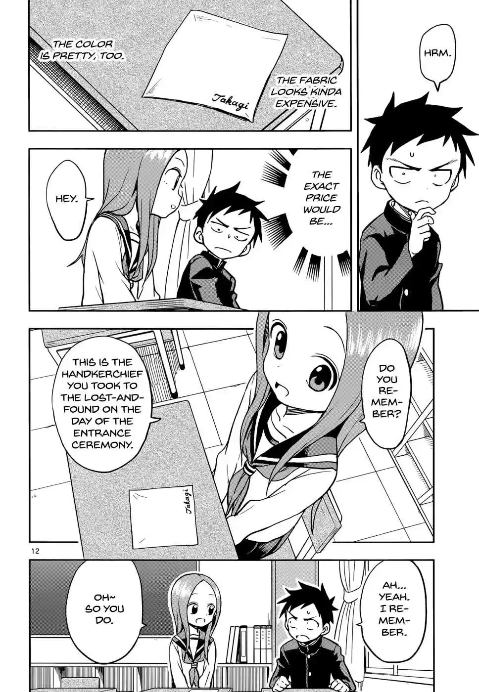 Karakai Jouzu no Takagi san Ch. 117 Price Guessing Game