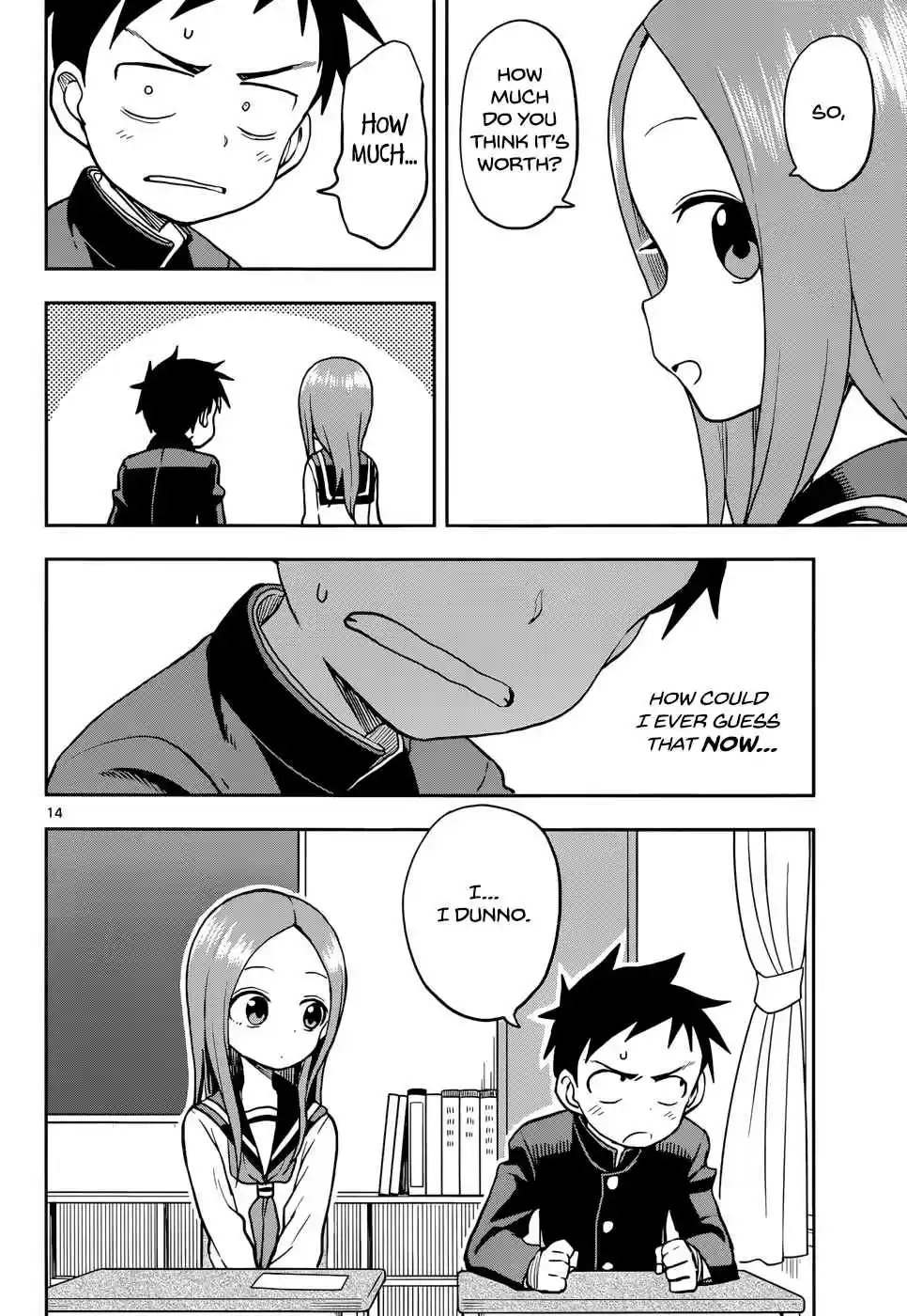 Karakai Jouzu no Takagi san Ch. 117 Price Guessing Game