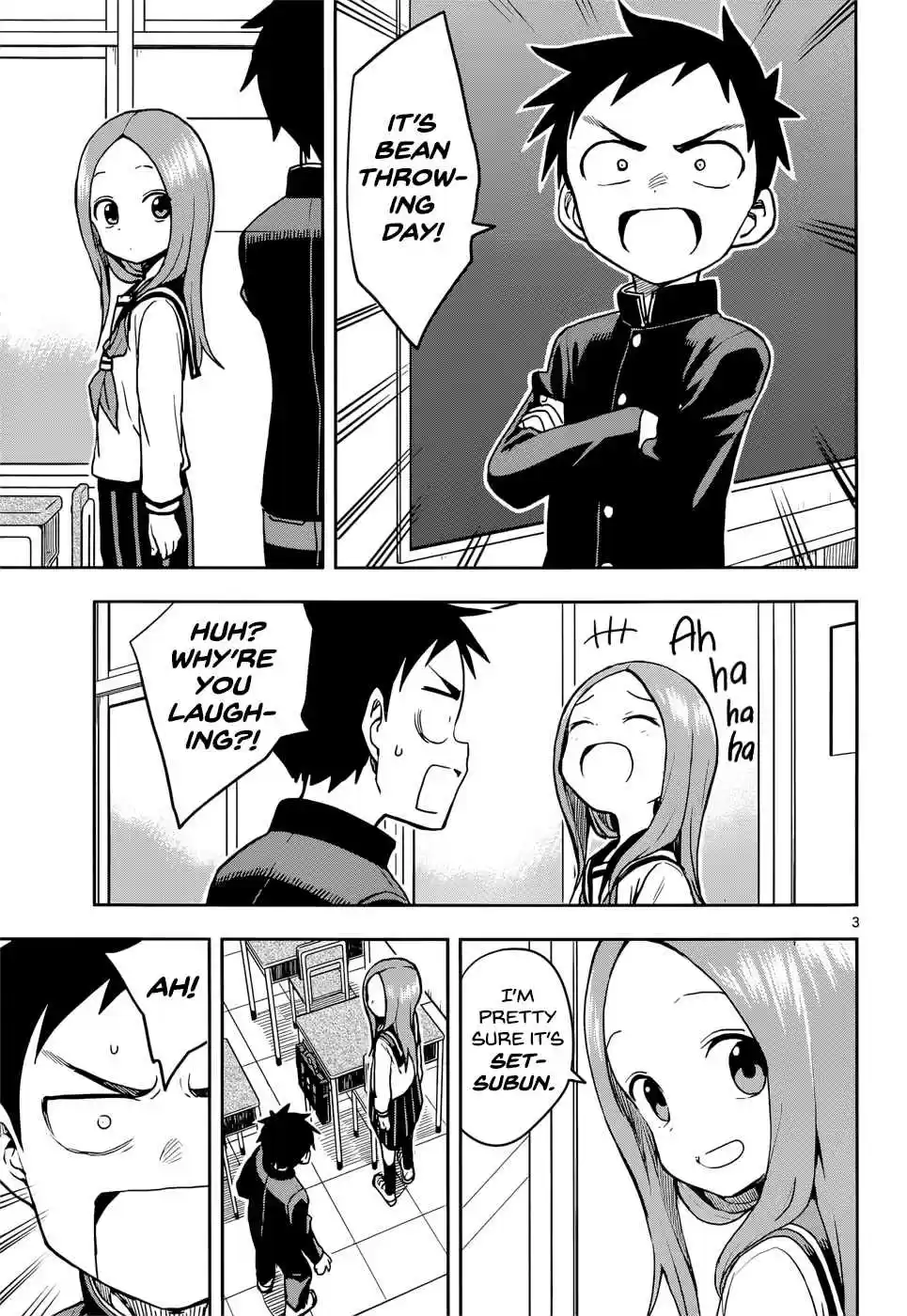 Karakai Jouzu no Takagi san Ch. 121 Bean Throwing