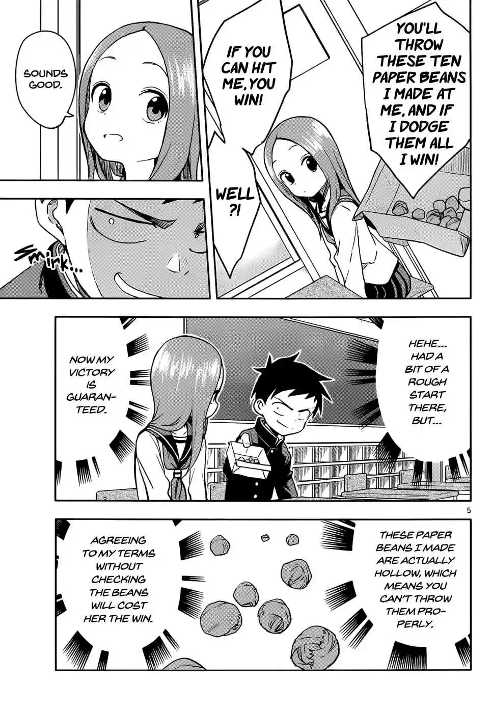 Karakai Jouzu no Takagi san Ch. 121 Bean Throwing