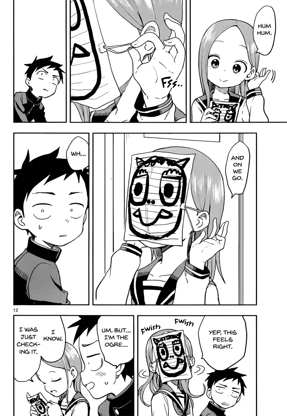 Karakai Jouzu no Takagi san Ch. 121 Bean Throwing