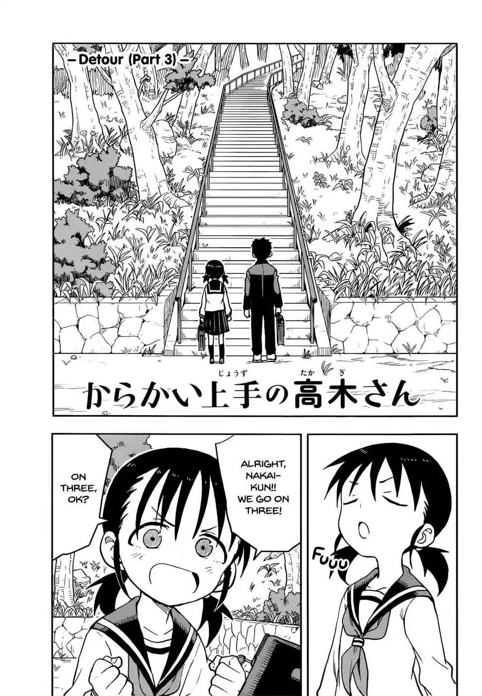 Karakai Jouzu no Takagi san Ch. 124 Detour (Part 3)