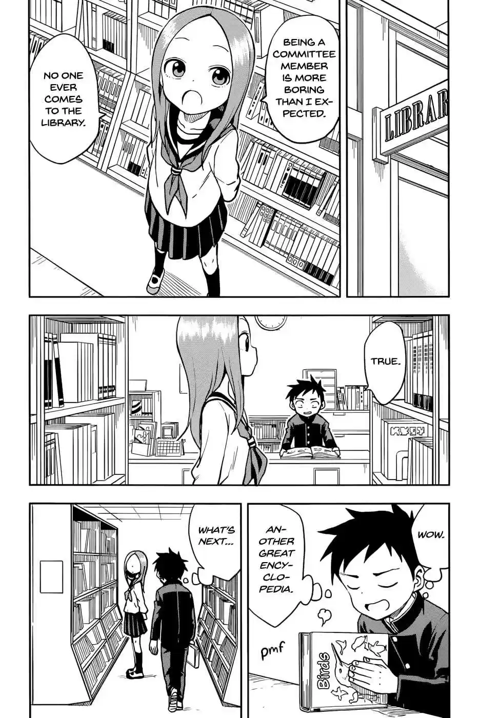Karakai Jouzu no Takagi san Ch. 127 Reflexes