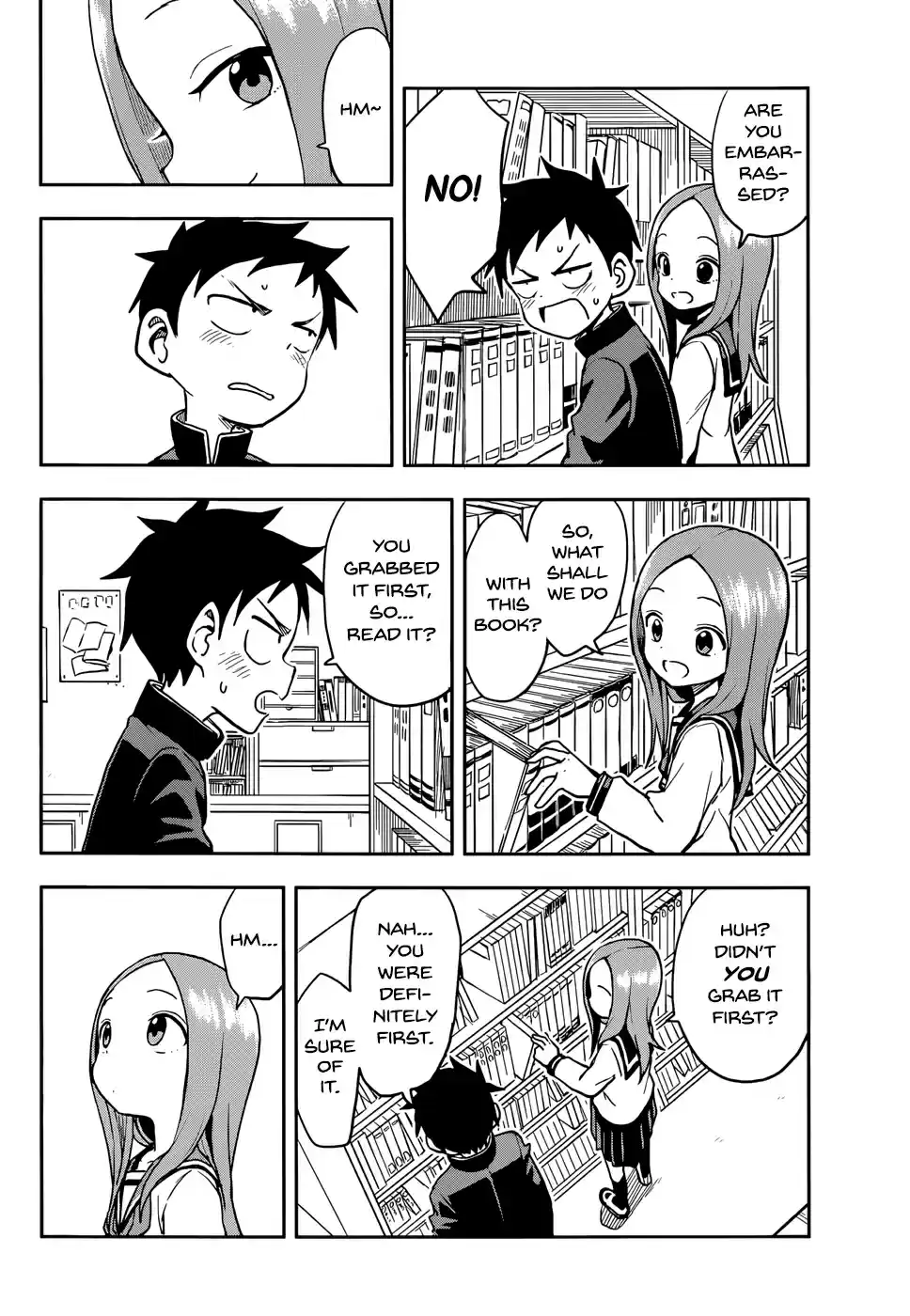 Karakai Jouzu no Takagi san Ch. 127 Reflexes