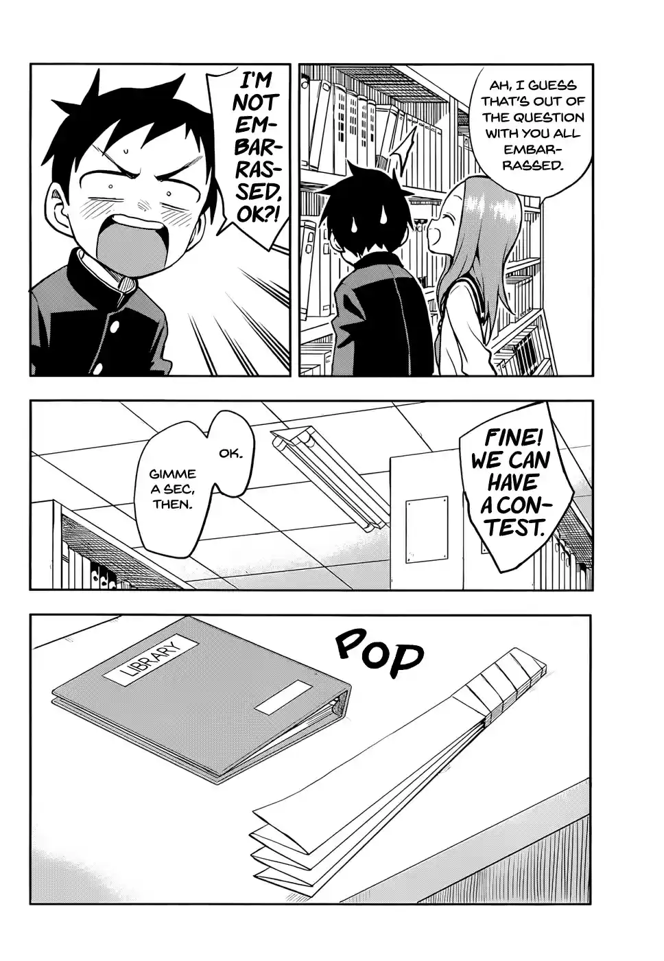 Karakai Jouzu no Takagi san Ch. 127 Reflexes