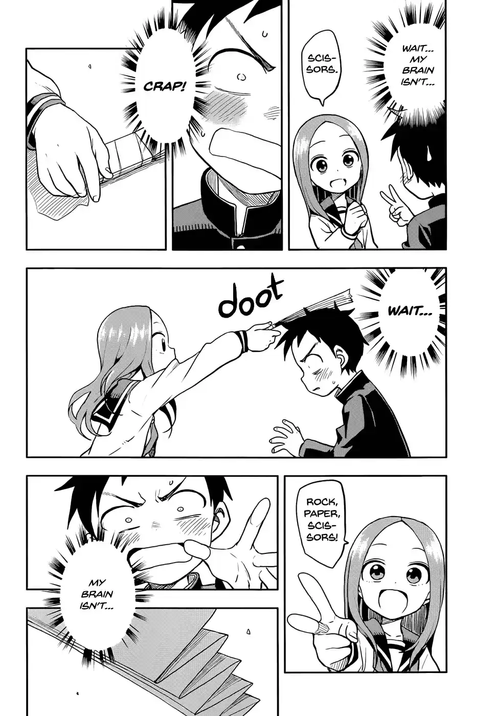 Karakai Jouzu no Takagi san Ch. 127 Reflexes