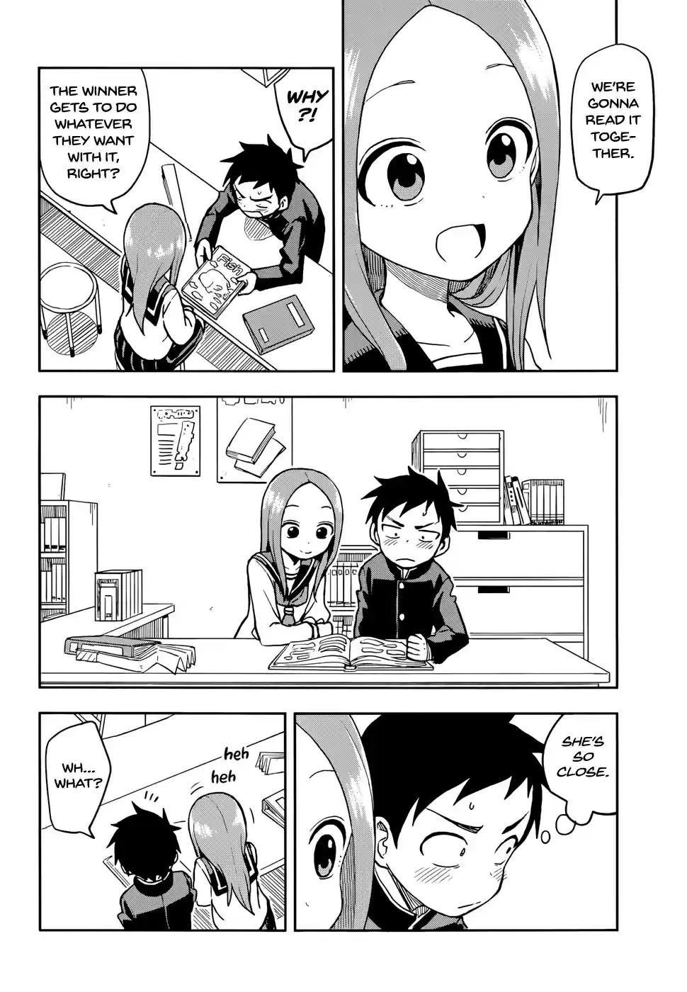 Karakai Jouzu no Takagi san Ch. 127 Reflexes