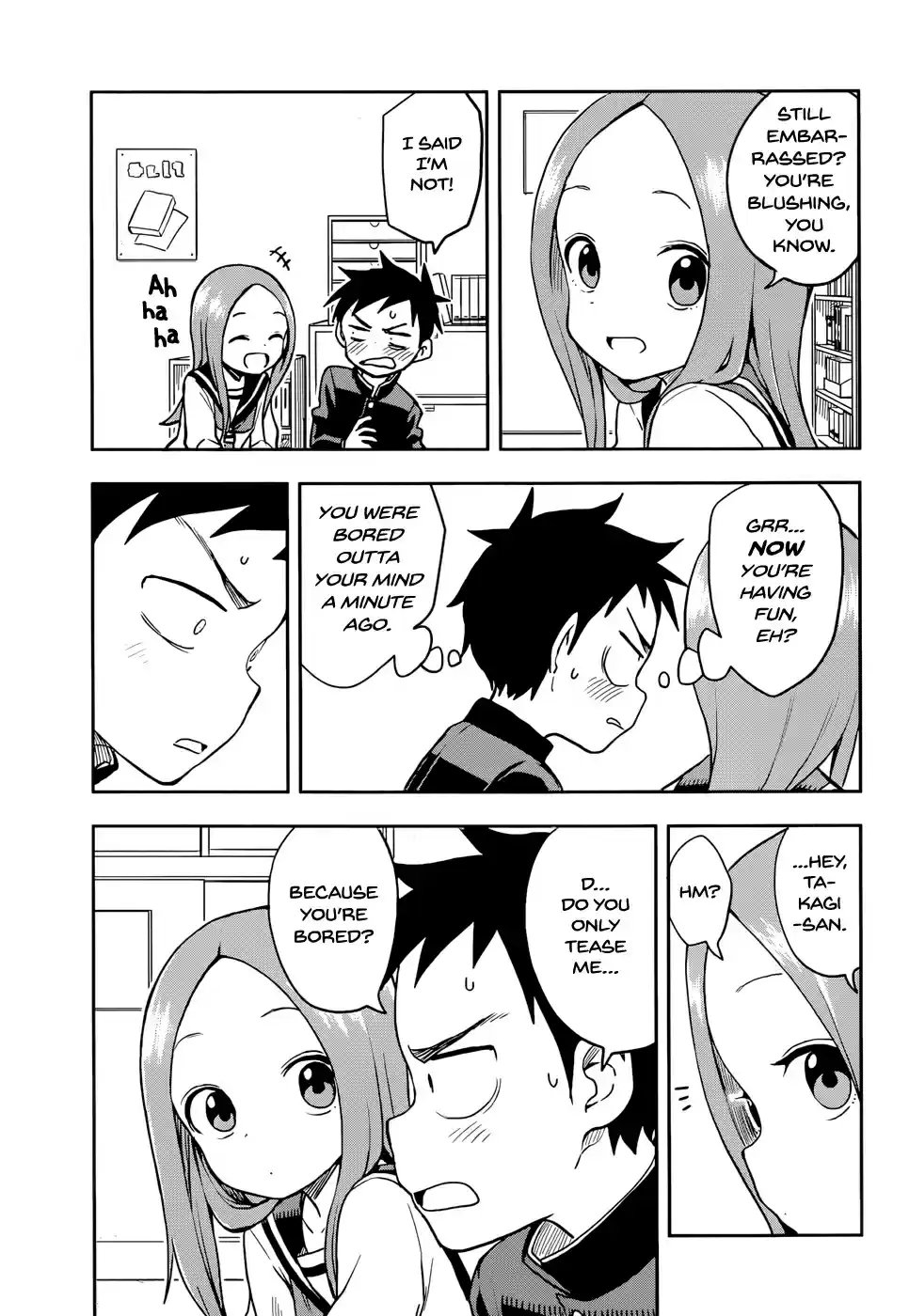 Karakai Jouzu no Takagi san Ch. 127 Reflexes
