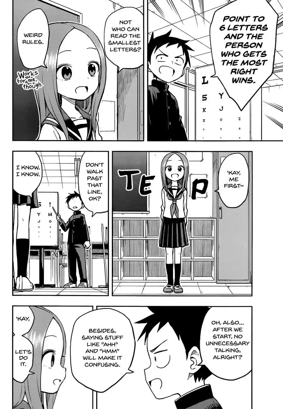 Karakai Jouzu no Takagi san Ch. 128 Vision Contest