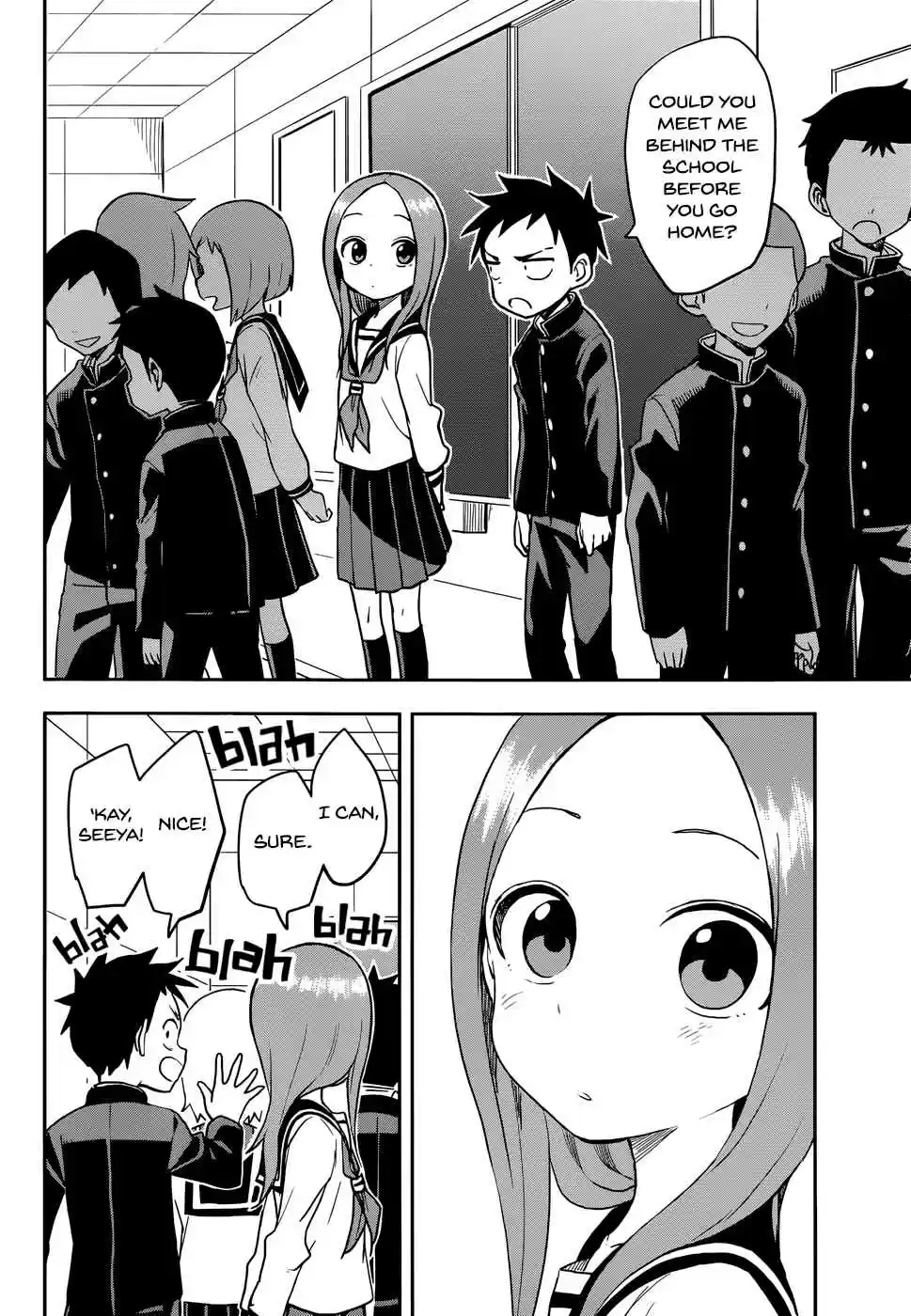 Karakai Jouzu no Takagi san Ch. 129 Behind the School
