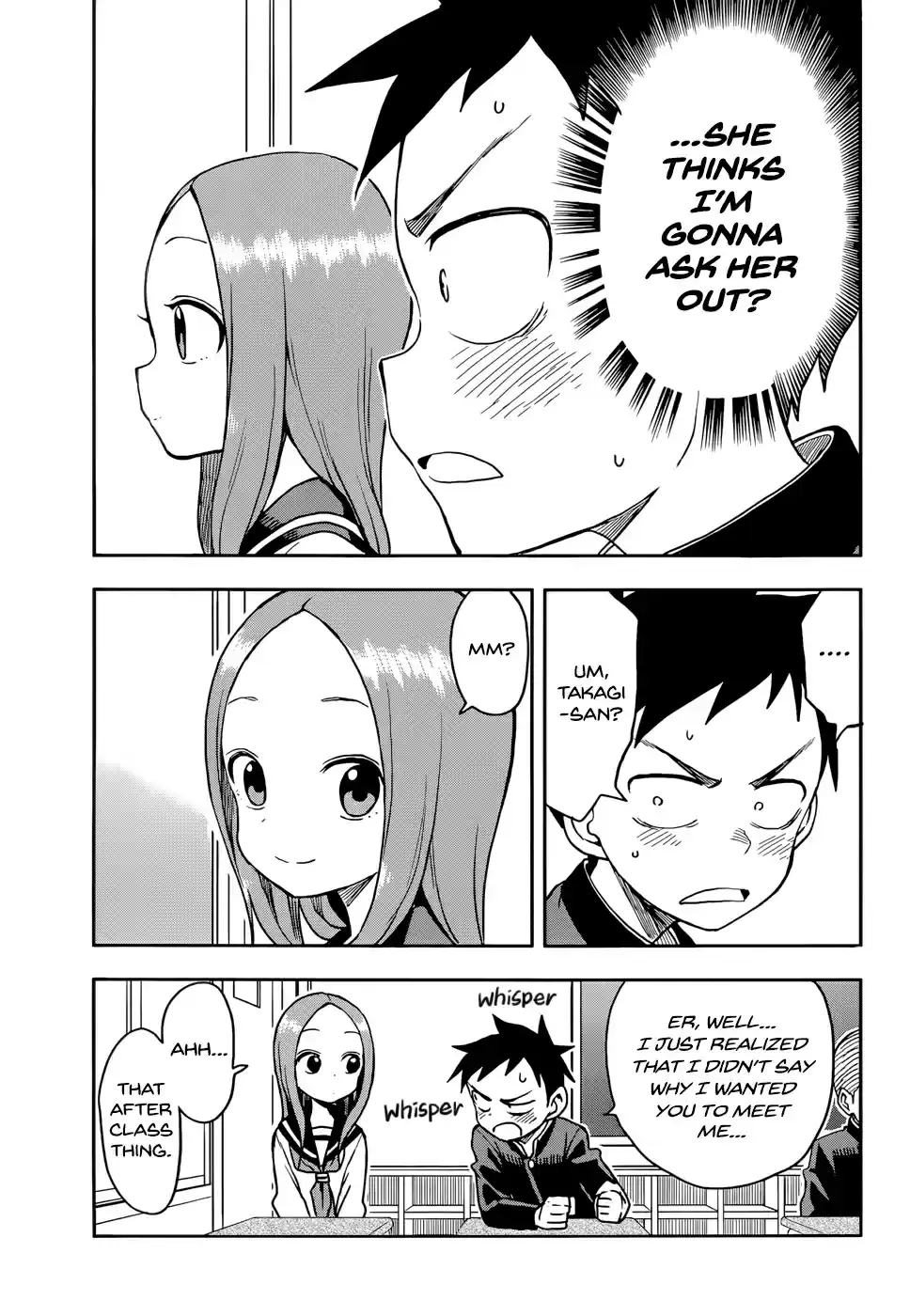Karakai Jouzu no Takagi san Ch. 129 Behind the School