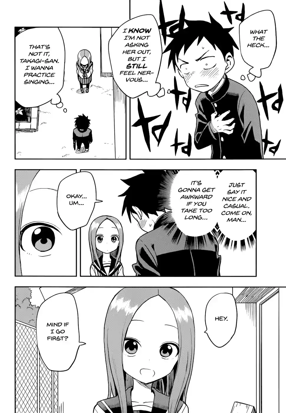 Karakai Jouzu no Takagi san Ch. 129 Behind the School
