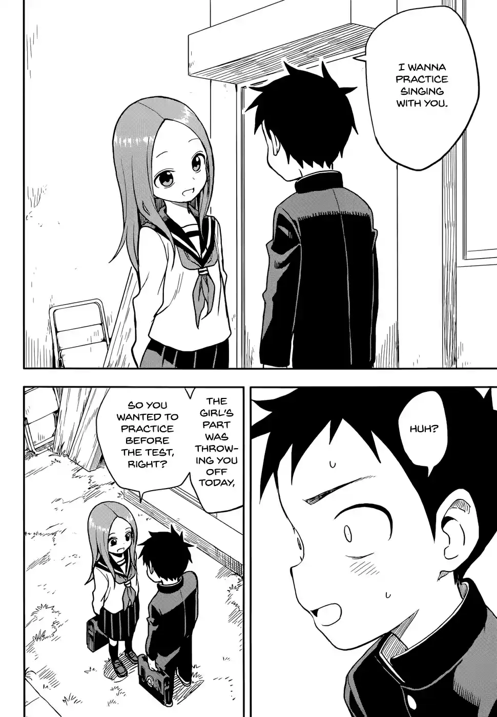 Karakai Jouzu no Takagi san Ch. 129 Behind the School