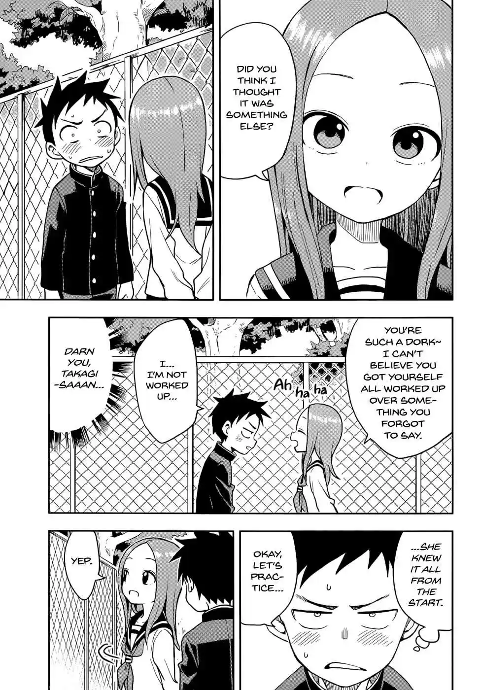 Karakai Jouzu no Takagi san Ch. 129 Behind the School
