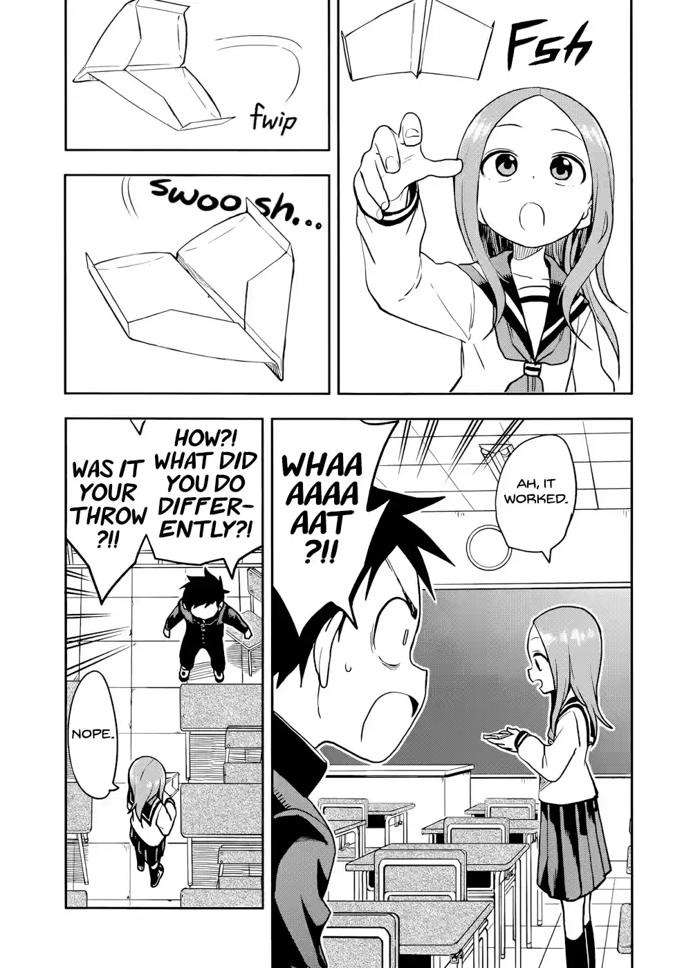 Karakai Jouzu no Takagi san Ch. 130 Paper Airplane