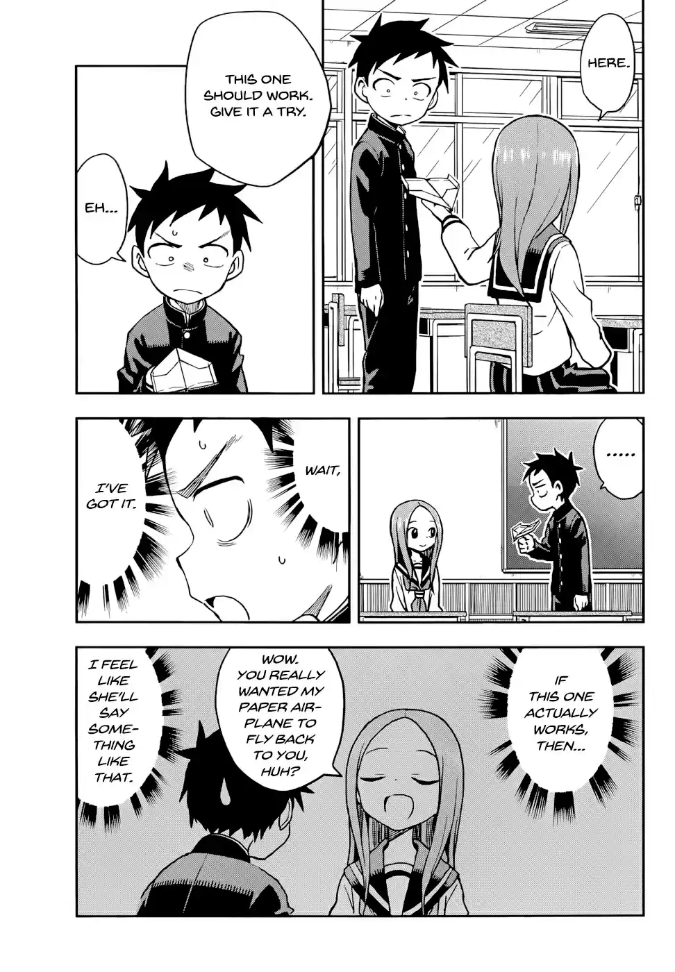 Karakai Jouzu no Takagi san Ch. 130 Paper Airplane