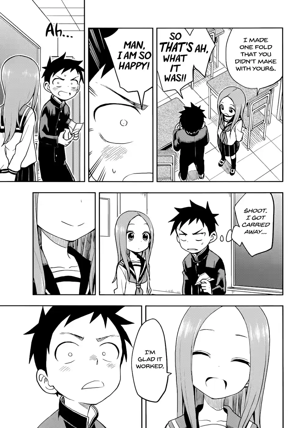 Karakai Jouzu no Takagi san Ch. 130 Paper Airplane