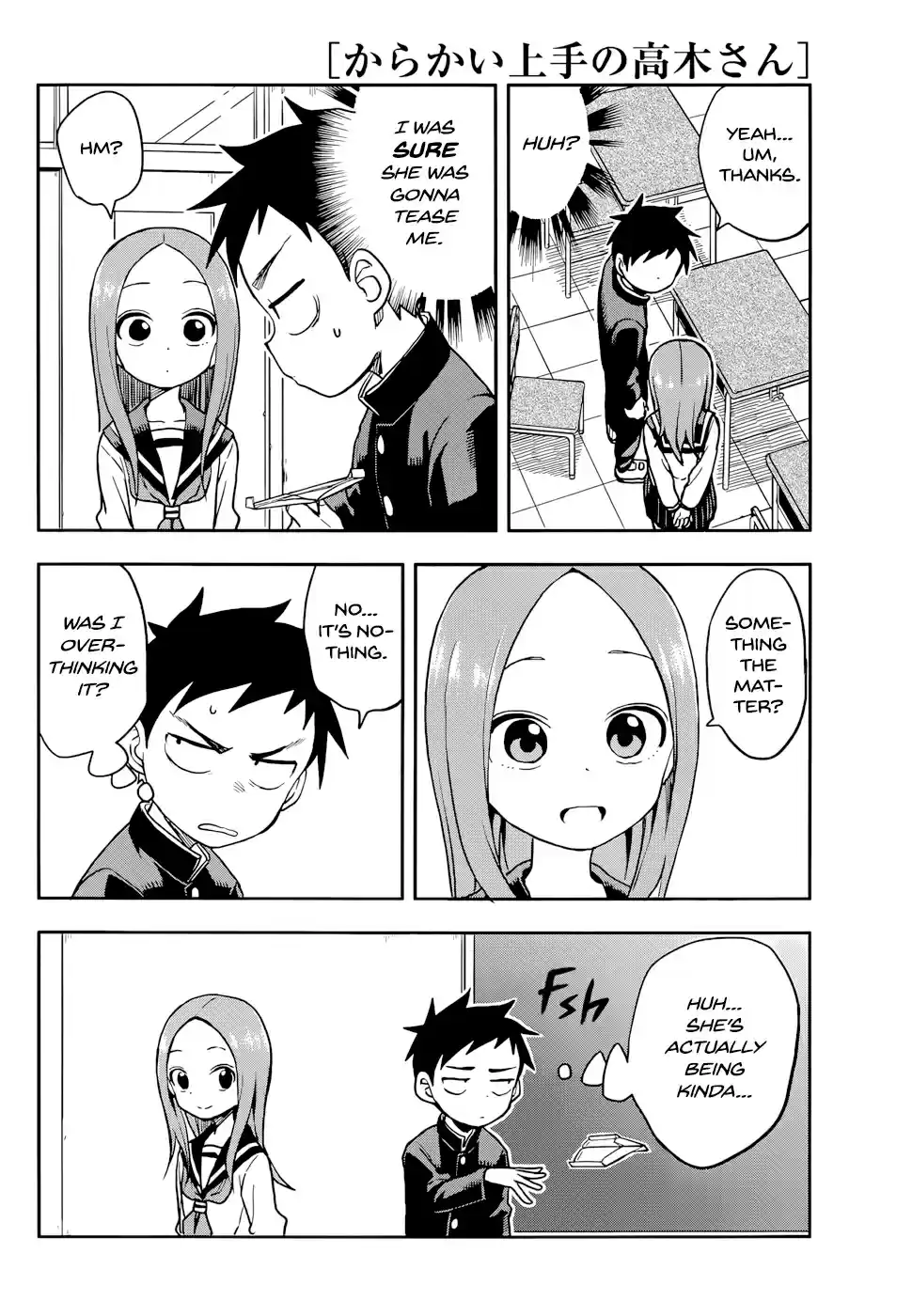 Karakai Jouzu no Takagi san Ch. 130 Paper Airplane