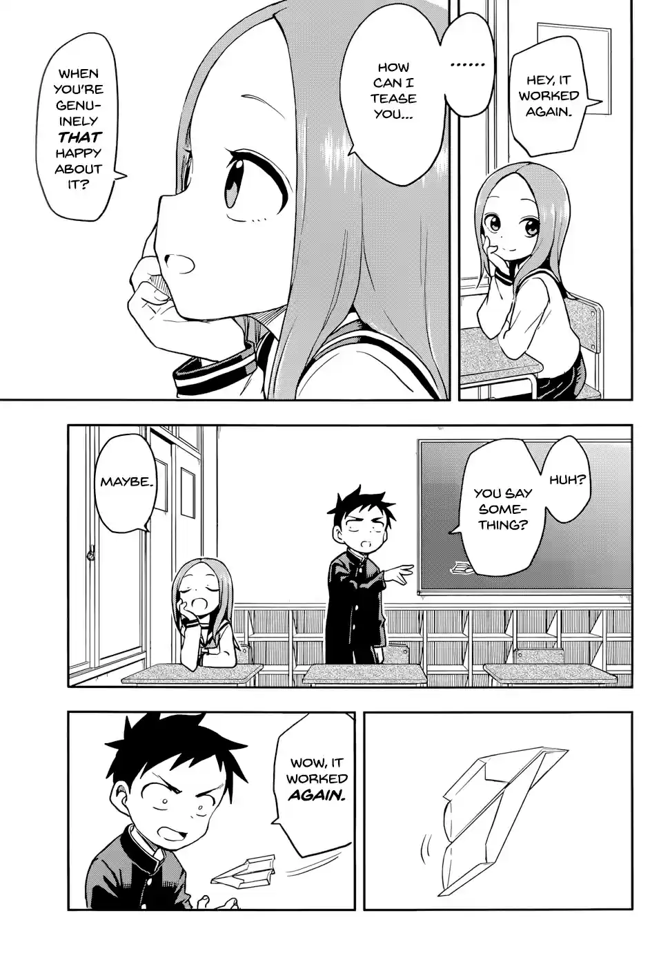 Karakai Jouzu no Takagi san Ch. 130 Paper Airplane