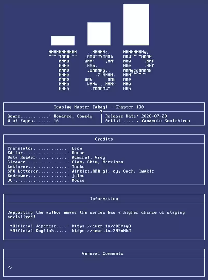 Karakai Jouzu no Takagi san Ch. 130 Paper Airplane