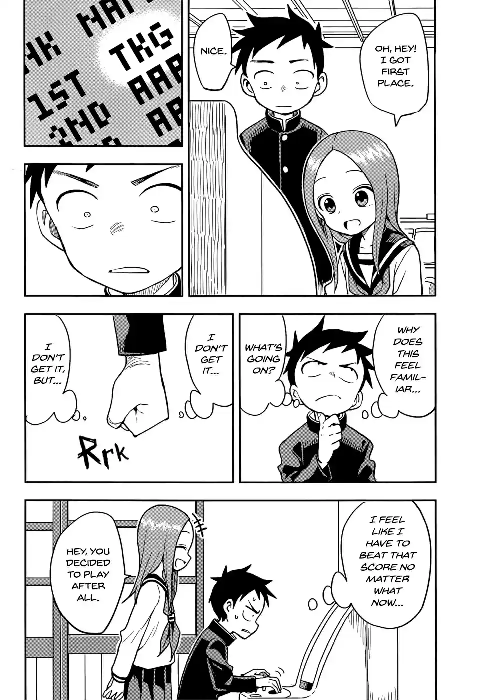 Karakai Jouzu no Takagi san Ch. 131 High Score