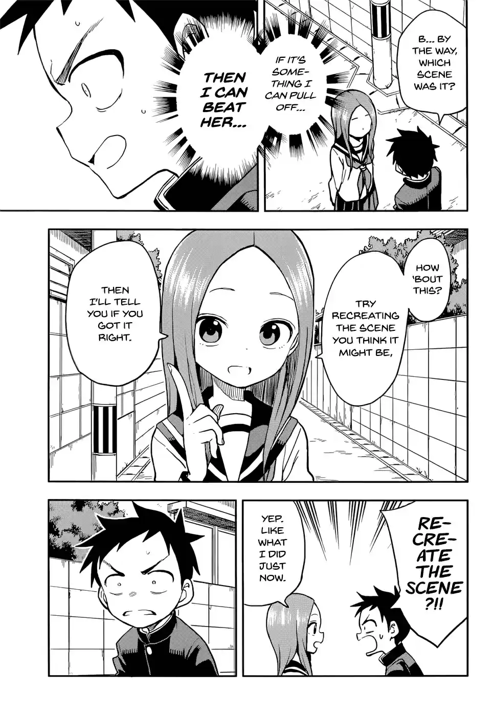 Karakai Jouzu no Takagi san Ch. 132 Anime Scenes