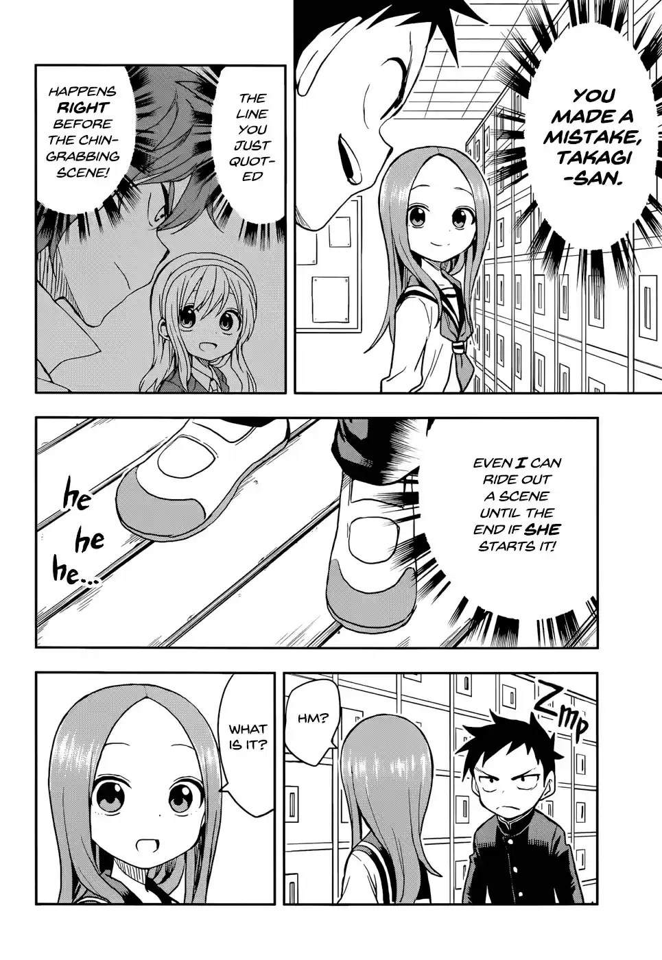 Karakai Jouzu no Takagi san Ch. 132 Anime Scenes