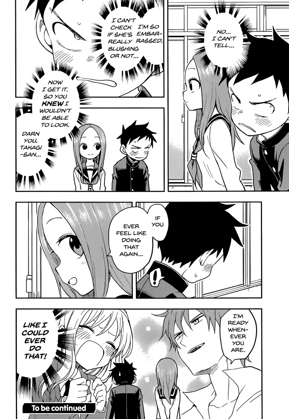 Karakai Jouzu no Takagi san Ch. 132 Anime Scenes