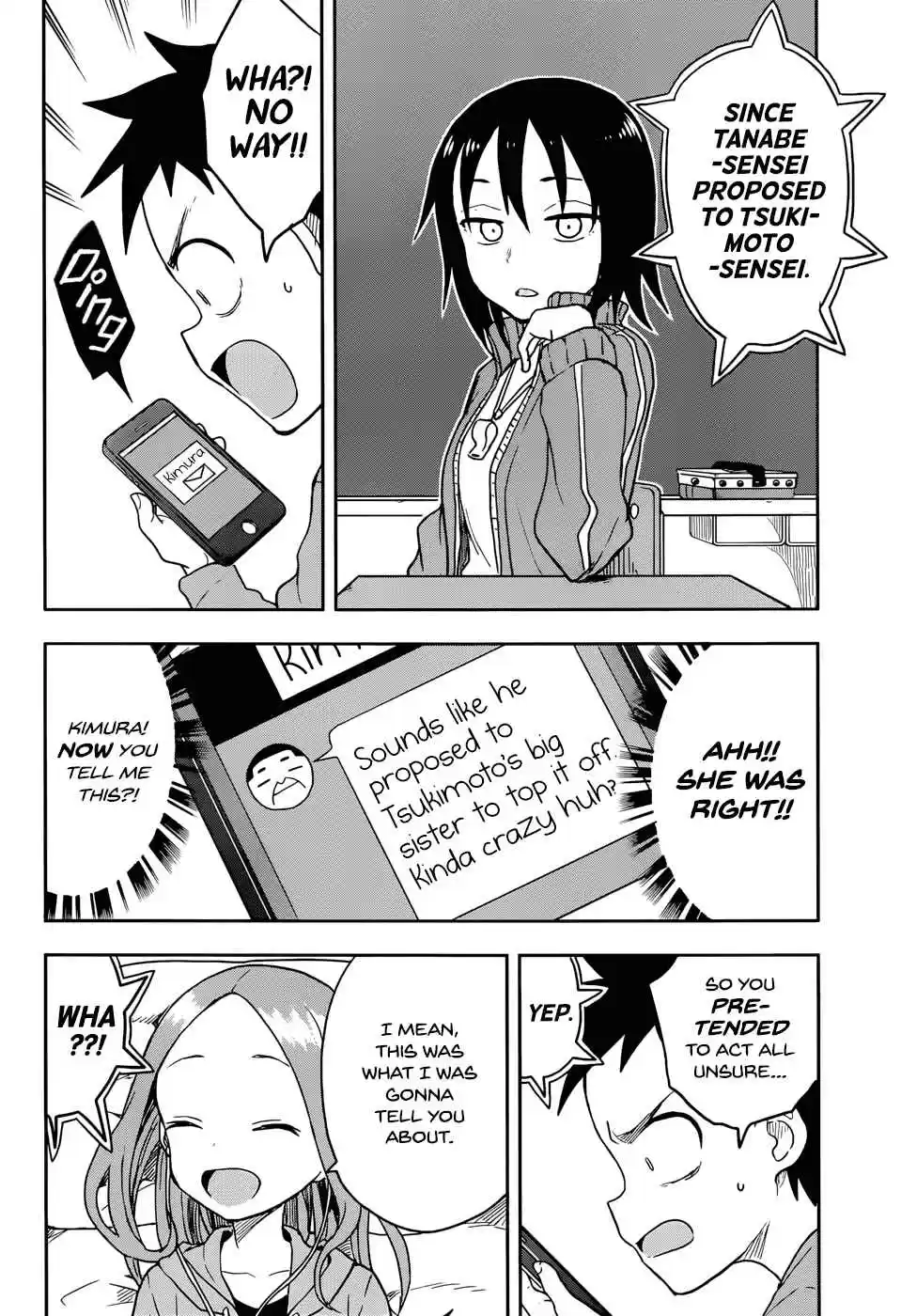Karakai Jouzu no Takagi san Ch. 134 Marriage