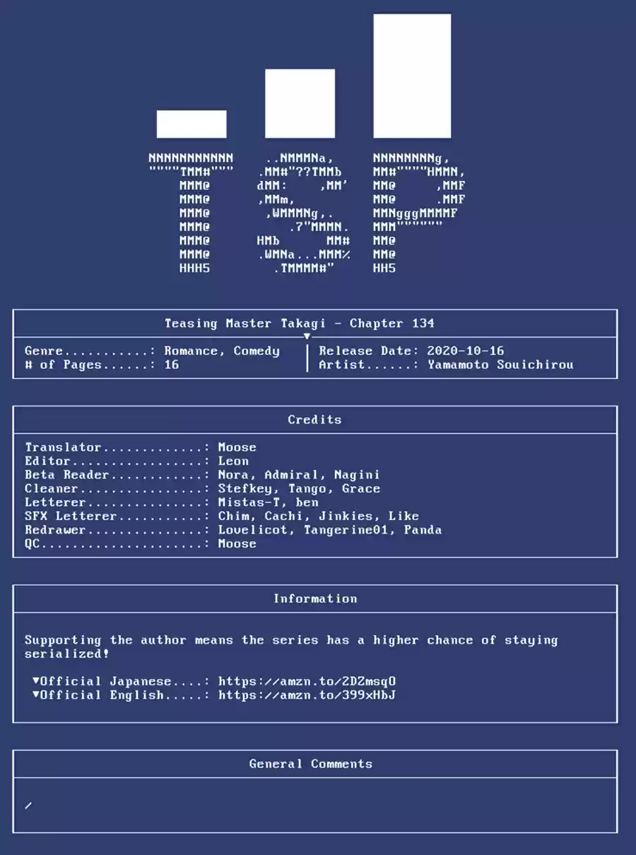 Karakai Jouzu no Takagi san Ch. 134 Marriage