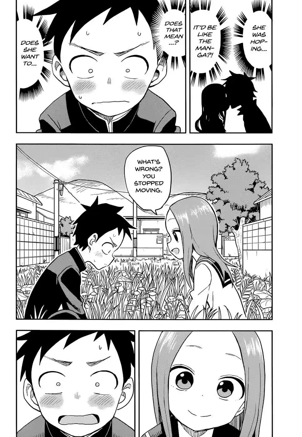 Karakai Jouzu no Takagi san Ch. 135 Dropped Something