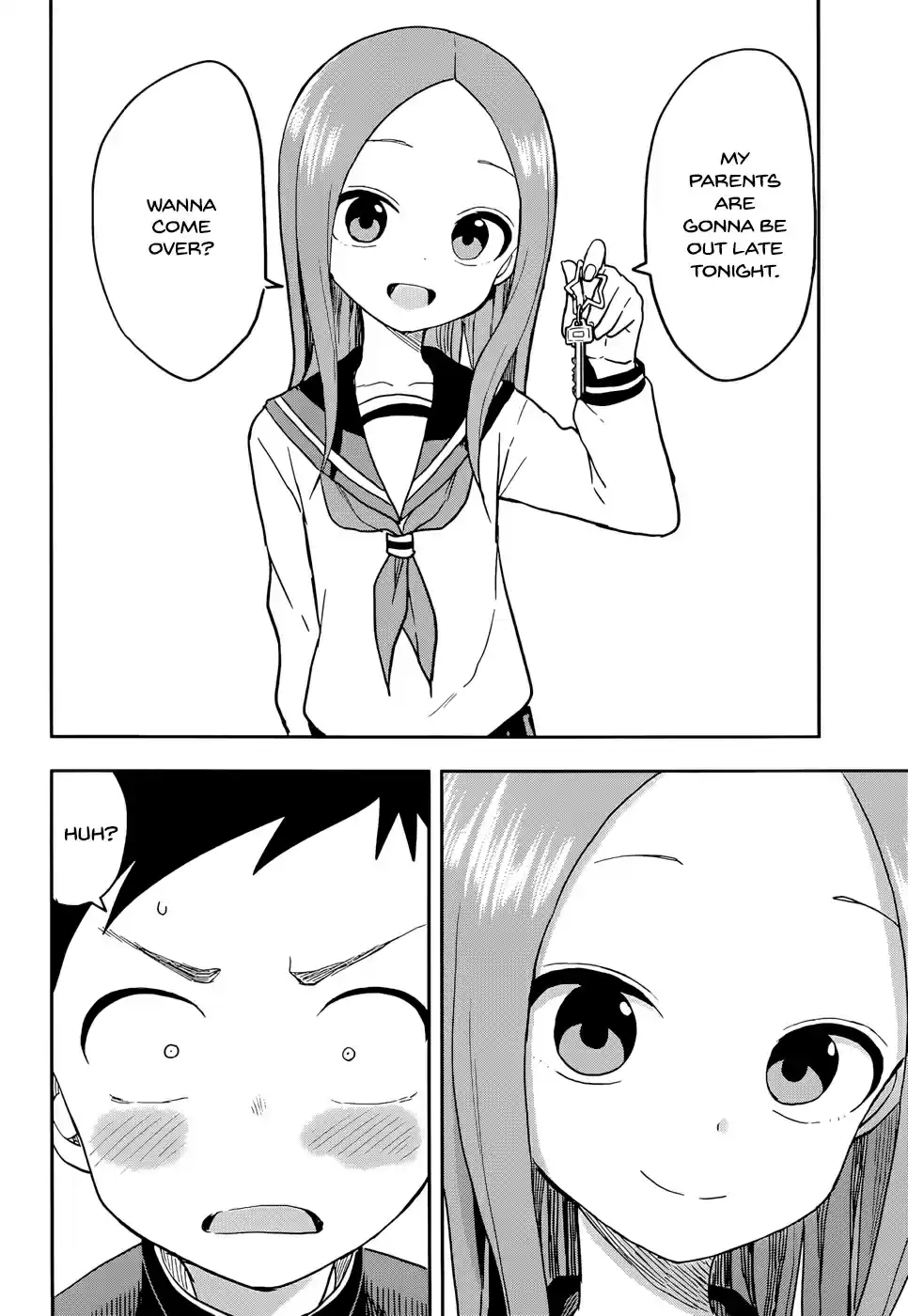 Karakai Jouzu no Takagi san Ch. 135 Dropped Something