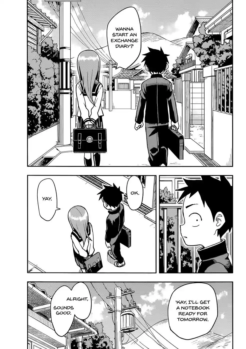 Karakai Jouzu no Takagi san Ch. 136 Exchange Diary
