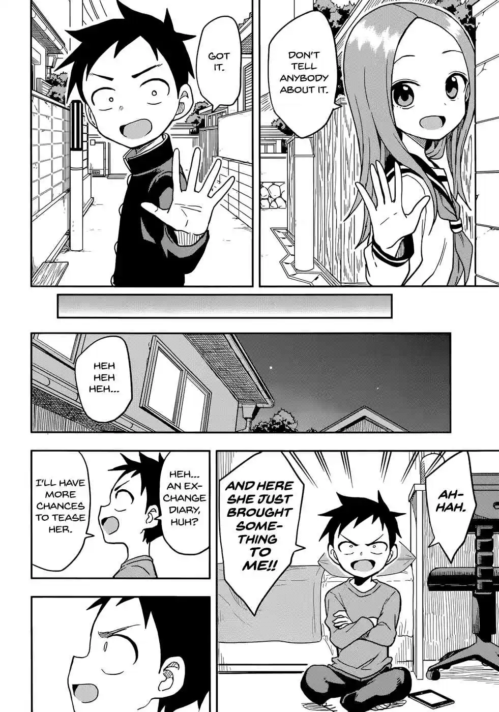 Karakai Jouzu no Takagi san Ch. 136 Exchange Diary