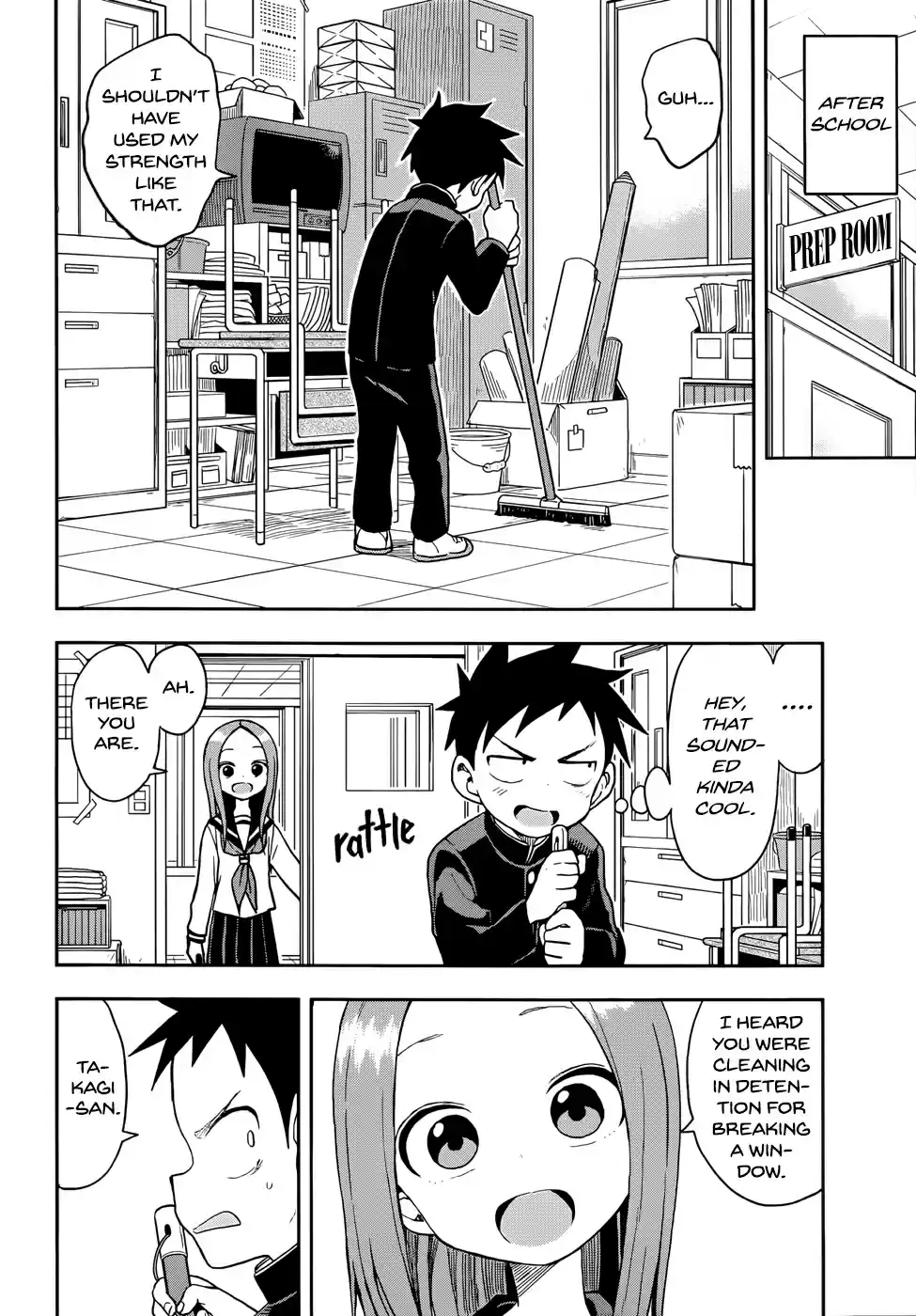 Karakai Jouzu no Takagi san Ch. 137 Using One's Strength