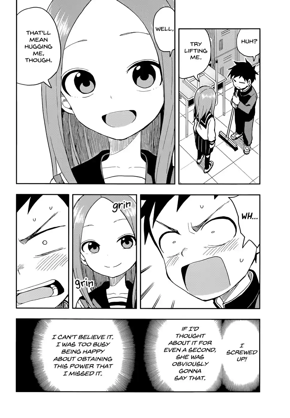 Karakai Jouzu no Takagi san Ch. 137 Using One's Strength