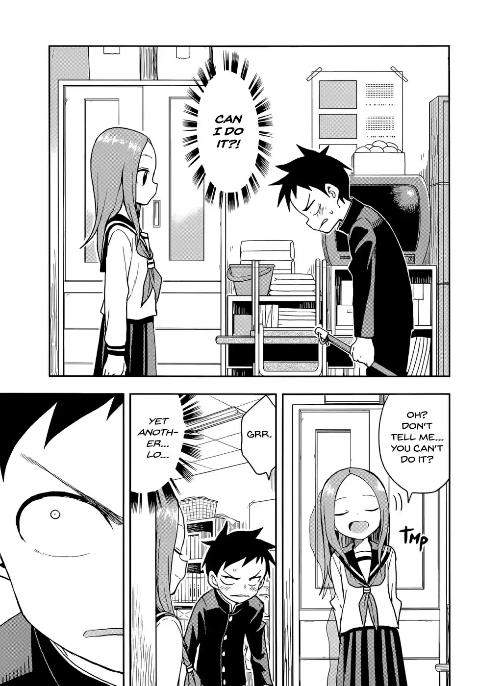Karakai Jouzu no Takagi san Ch. 140 Using One's Strength