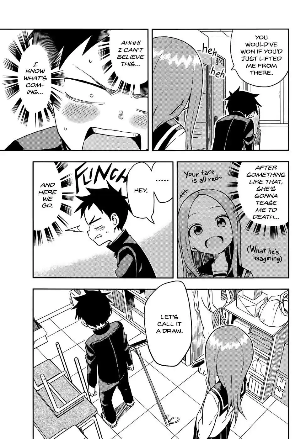 Karakai Jouzu no Takagi san Ch. 140 Using One's Strength