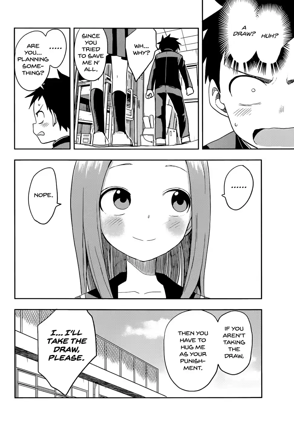 Karakai Jouzu no Takagi san Ch. 140 Using One's Strength