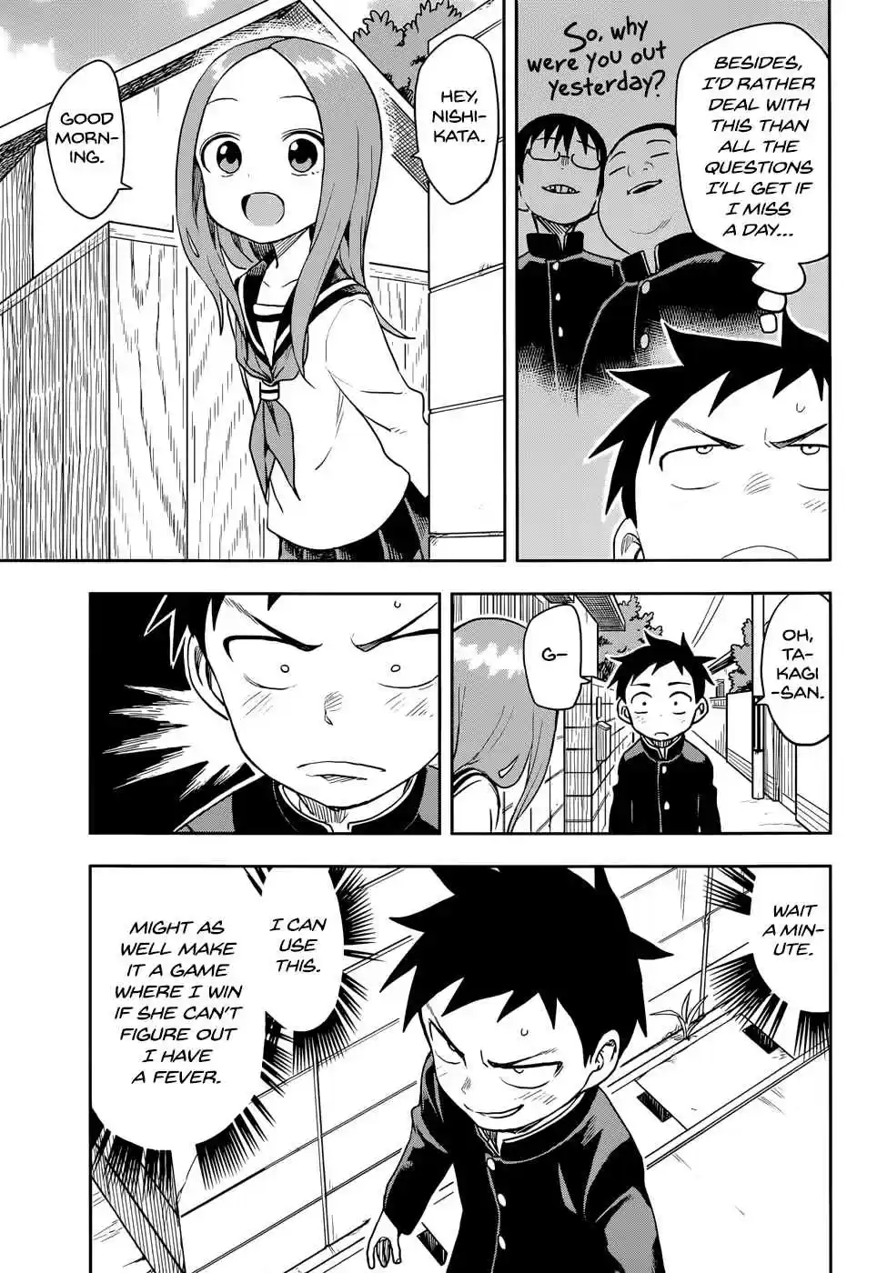 Karakai Jouzu no Takagi san Ch. 141 Slight Fever