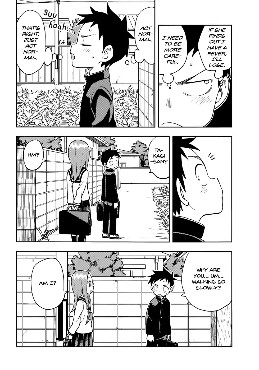 Karakai Jouzu no Takagi san Ch. 141 Slight Fever