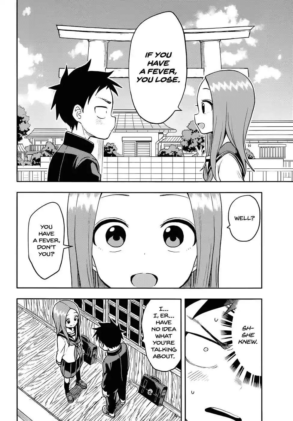 Karakai Jouzu no Takagi san Ch. 141 Slight Fever