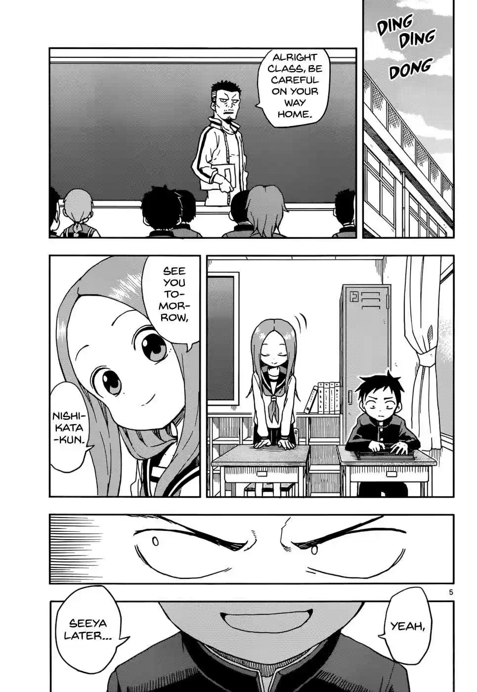 Karakai Jouzu no Takagi san Ch. 81 Dropping Honorifics