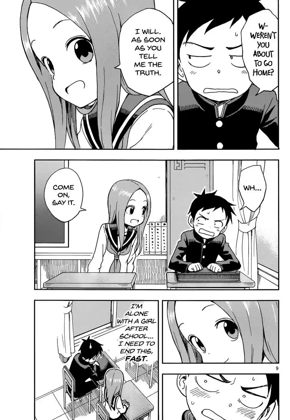 Karakai Jouzu no Takagi san Ch. 81 Dropping Honorifics