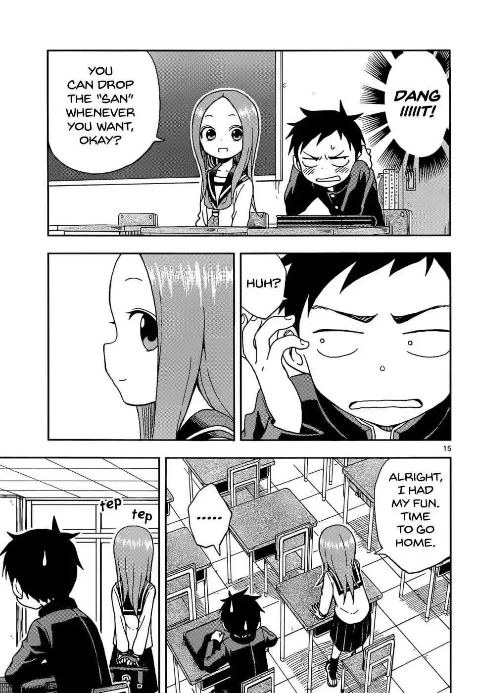 Karakai Jouzu no Takagi san Ch. 81 Dropping Honorifics